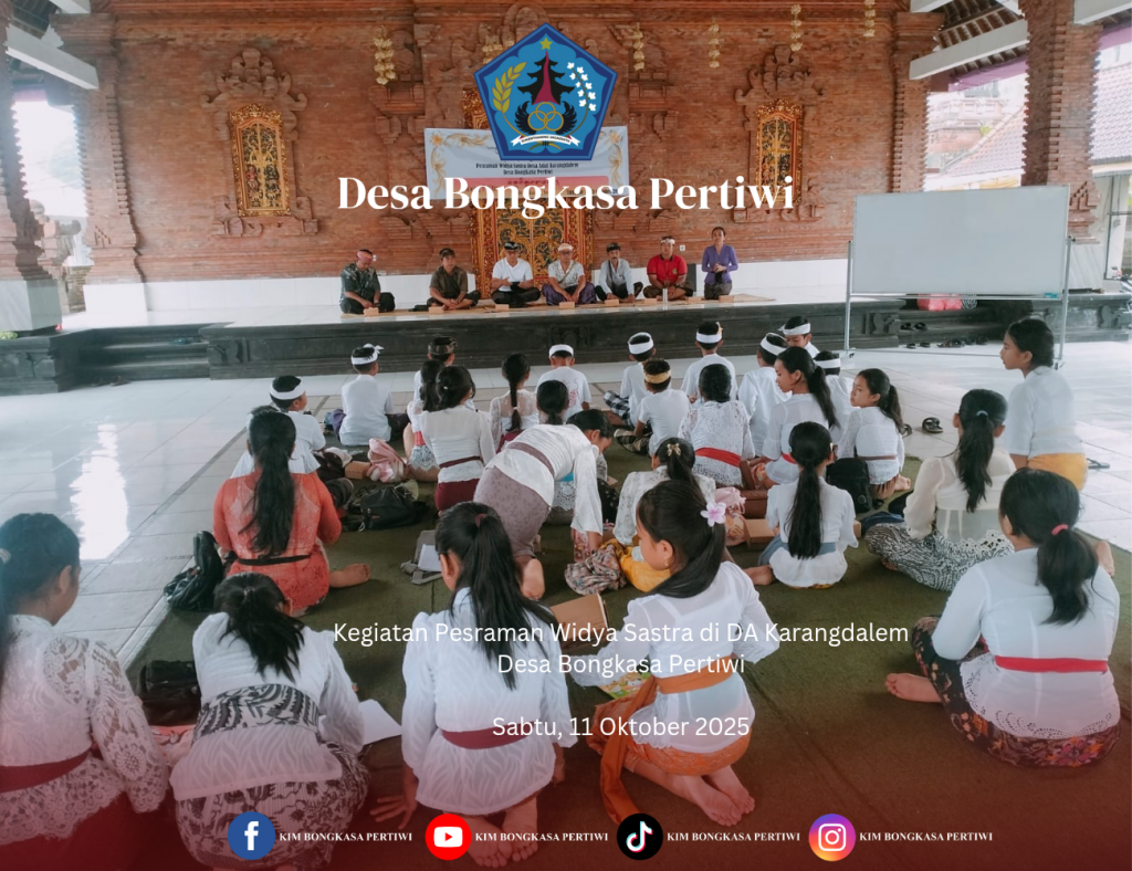 Kegiatan Pesraman Widya Sastra di DA Karangdalem